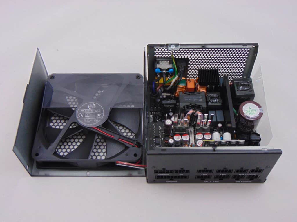 MSI A850GF 850W Power Supply inside power supply