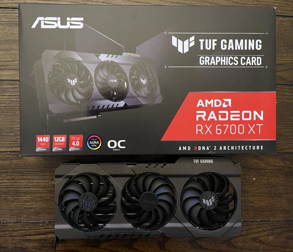 ASUS TUF Gaming Radeon™ RX 6700 XT OC Edition with Box