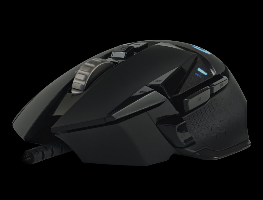 Logitech G502 HERO High Performance Gaming Mouse front left