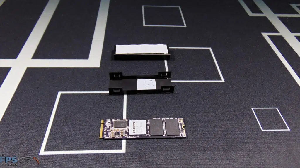 CORSAIR Force Series MP600 1TB Gen4 PCIe x4 NVMe SSD disassembled