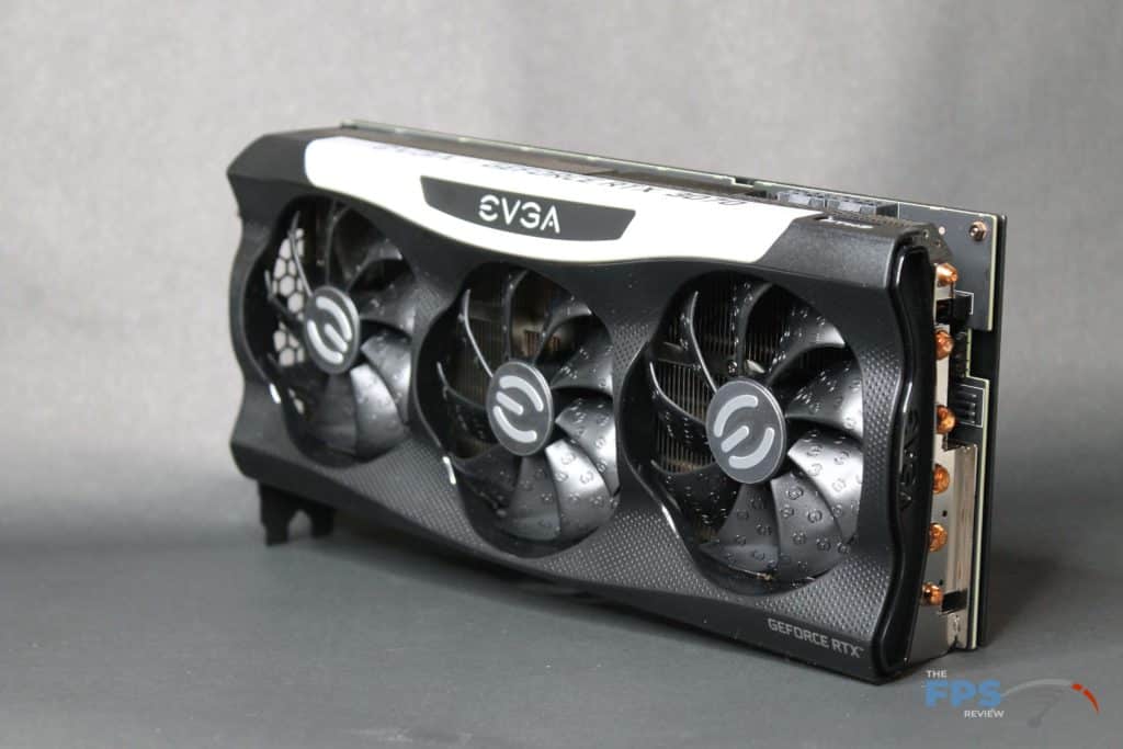 EVGA RTX 3070 FTW ULTRA GAMING front angle view