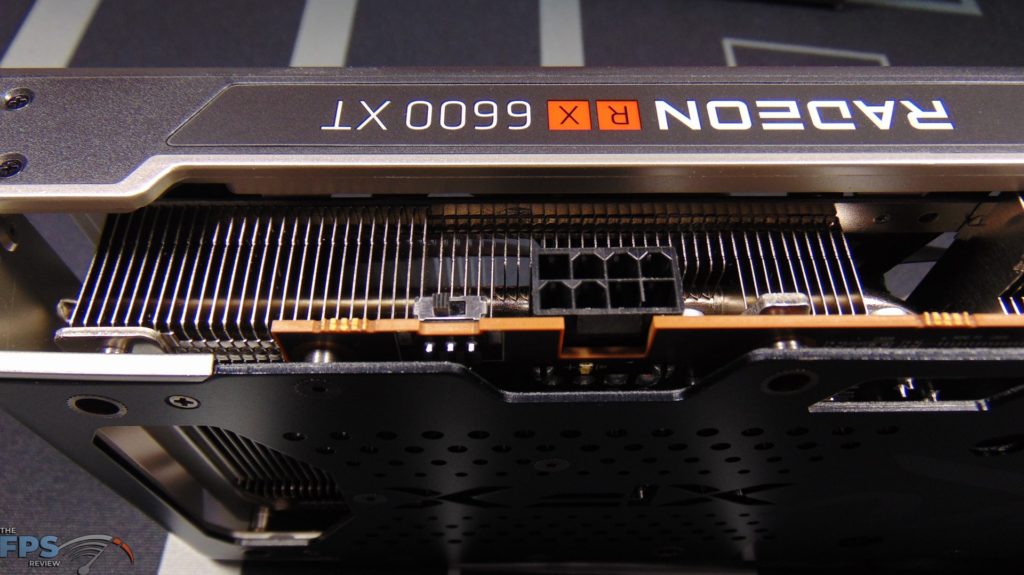 XFX SPEEDSTER MERC 308 Radeon RX 6600 XT Black PCI-Express Power Connector and BIOS Switch