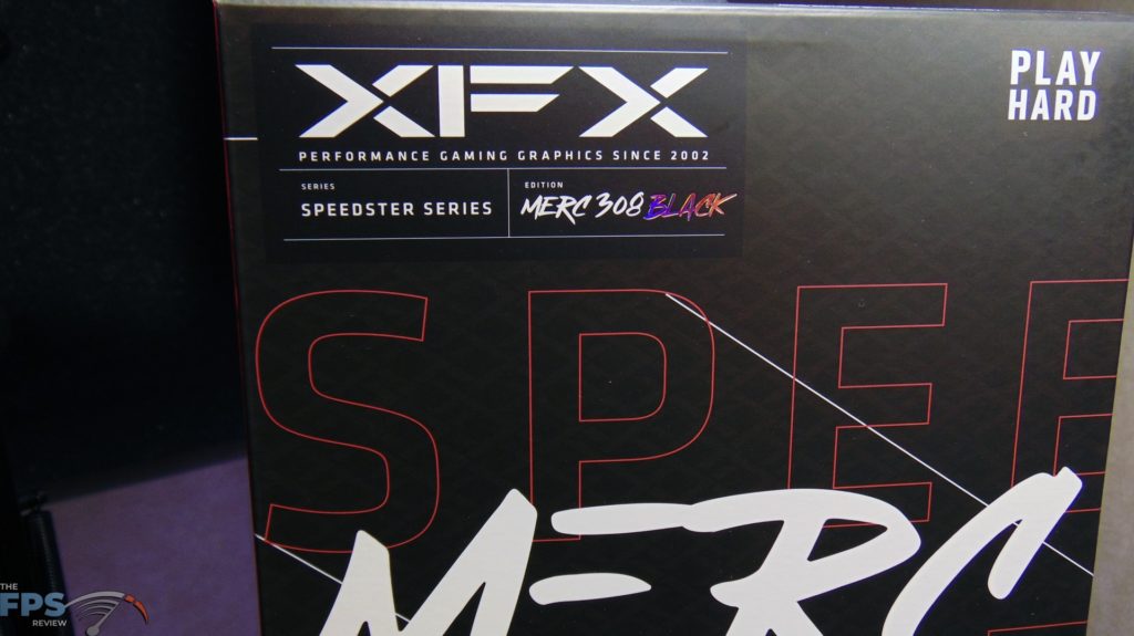 XFX SPEEDSTER MERC 308 Radeon RX 6600 XT Black Box Logo