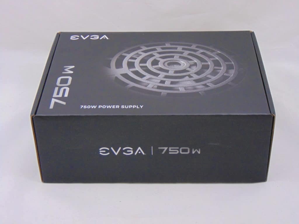 EVGA N1 750W Power Supply Box Top