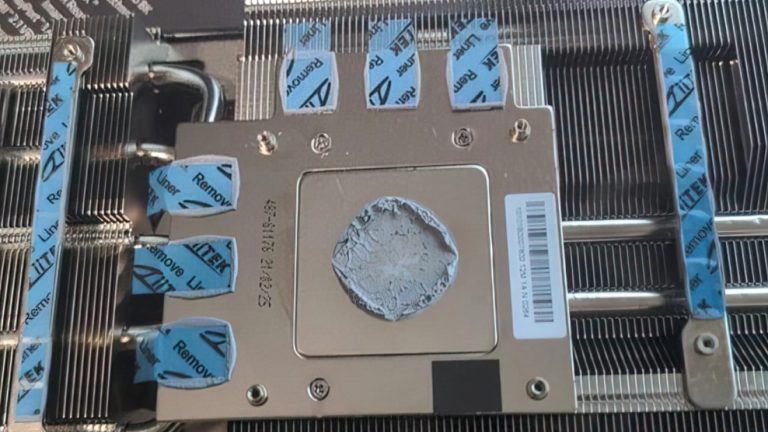 Adhesive Tape Discovered on PowerColor AMD Radeon 6700 XT Cooling Pads