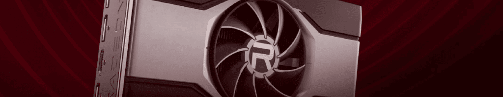 AMD Radeon RX 6600 XT Rendering Fan with R Logo