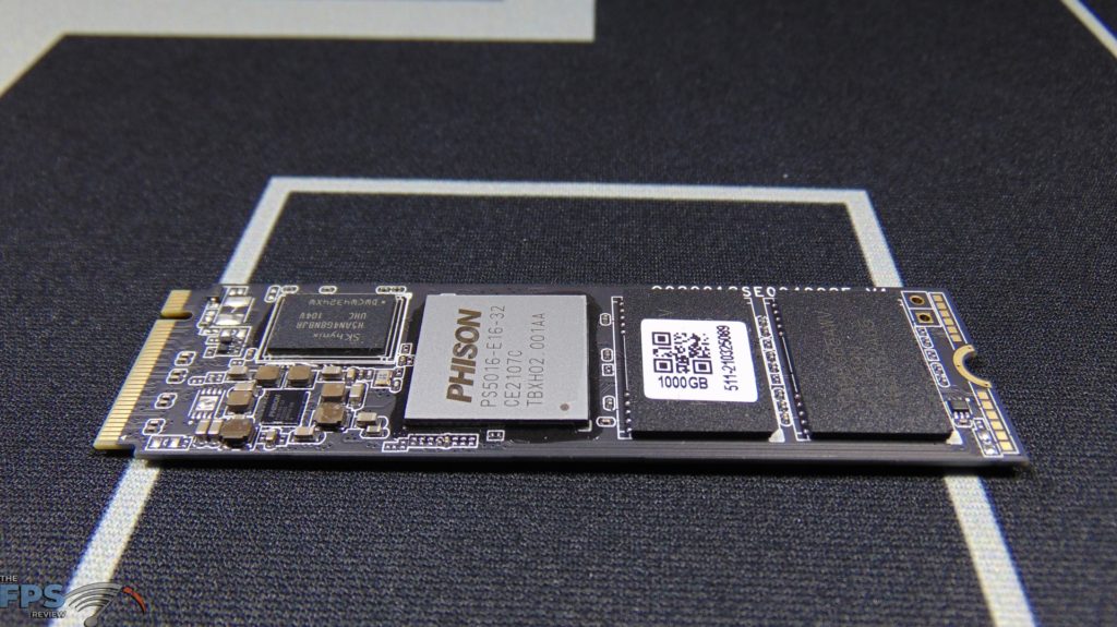 MSI SPATIUM M470 1TB PCIe 4.0 Gen4 NVMe SSD Bare Drive Top View