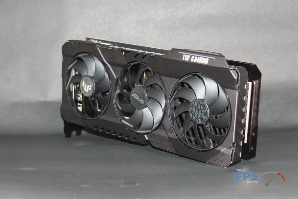 ASUS RTX 3070 TUF GAMING OC front alt angle view