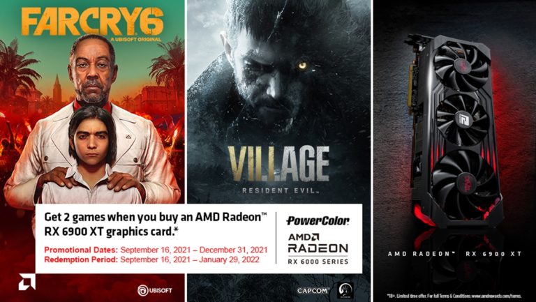 AMD Extends Far Cry 6 and Resident Evil Village Bundle to Standalone Radeon RX 6900 XT Purchases
