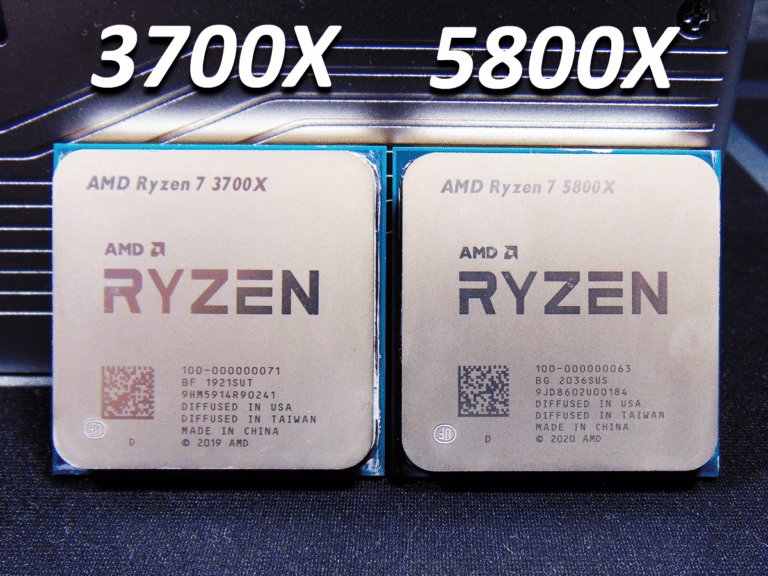 AMD Ryzen 7 5800X vs Ryzen 7 3700X Performance Review
