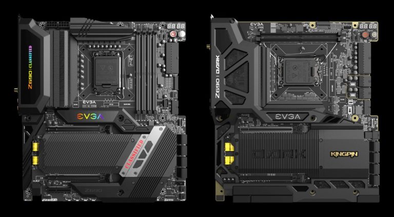 EVGA Announces Z690 DARK KINGPIN and Z690 CLASSIFIED Motherboards