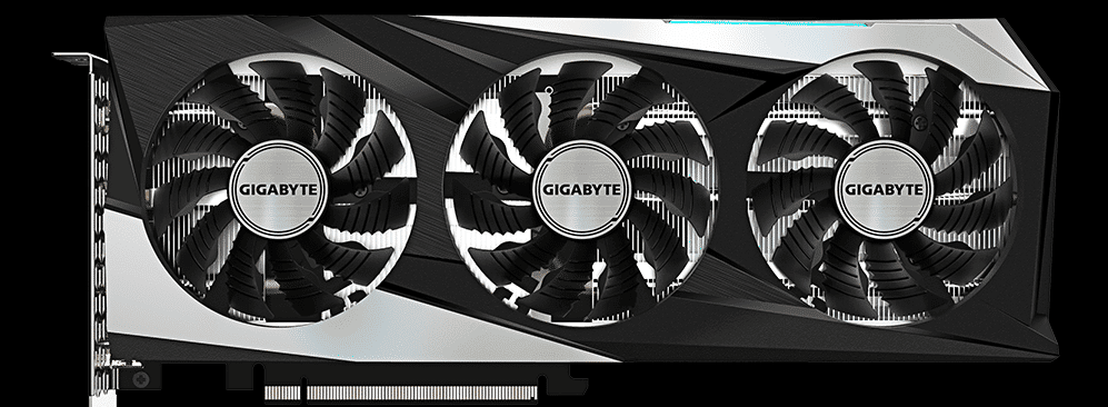GIGABYTE GeForce RTX 3060 GAMING OC 12G Video Card Front View