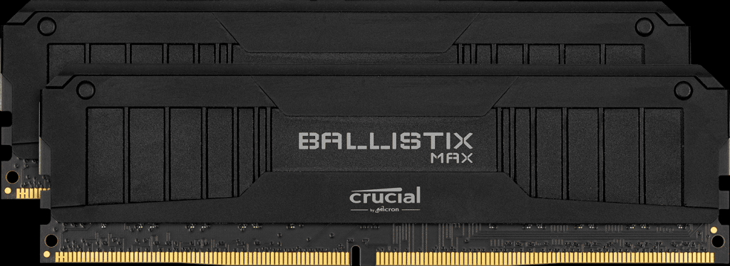 Crucial Ballistix MAX DDR4-4400 CL19 16GB RAM Kit Modules Stacked