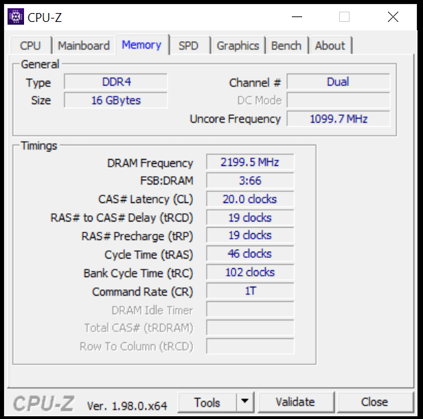 Crucial Ballistix MAX DDR4-4400 CL19 16GB RAM Kit Overclocking CPUz FCLK