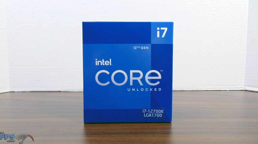 Intel Core i7-12700K CPU Box Front