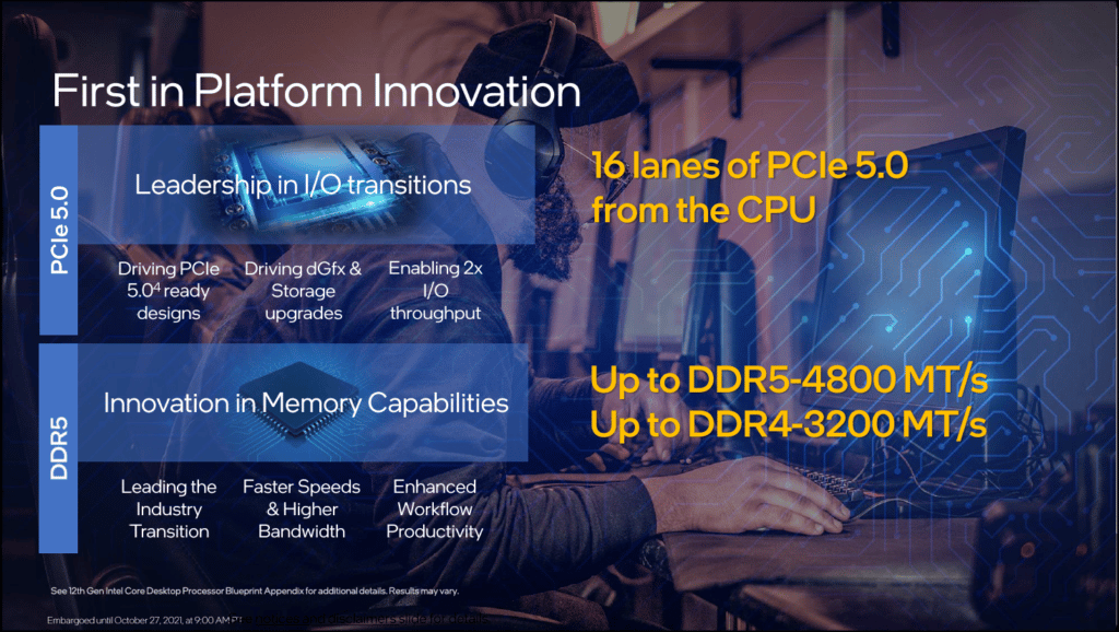 Intel Presentation Slide First In Platform Innovation