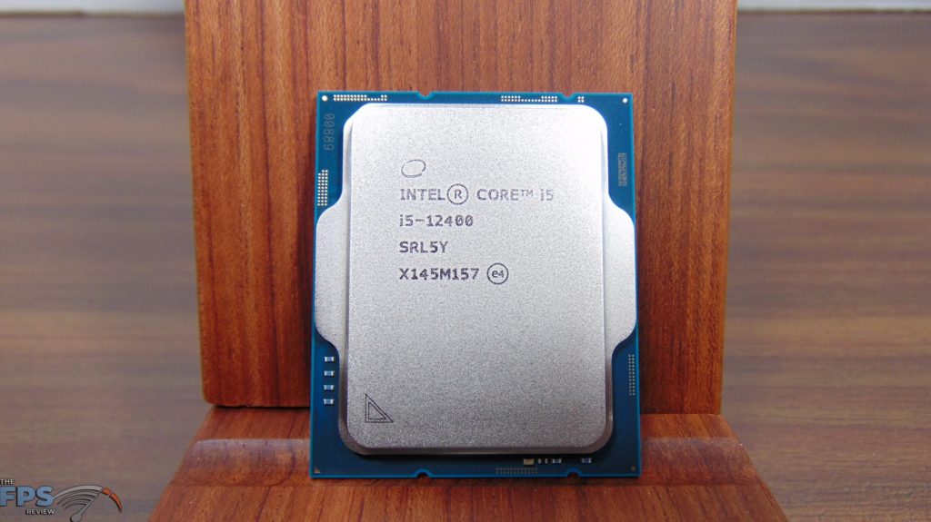 Intel Core i5-12400 CPU top view