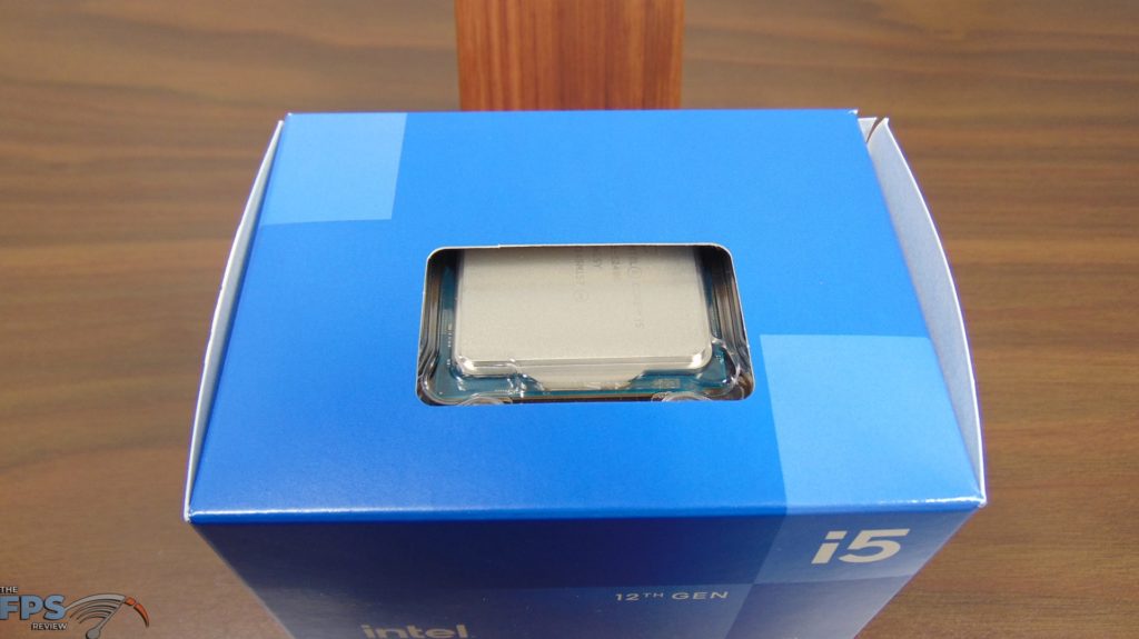 Intel Core i5-12400 CPU Box Top