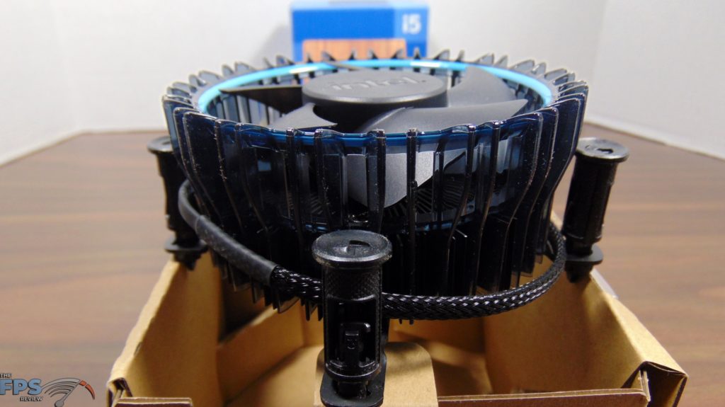 Intel Core i5-12400 included air-cooler thermal solution side view