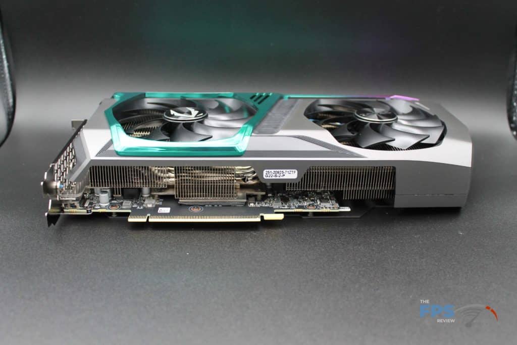 ZOTAC GAMING GeForce RTX 3070 AMP Holo bottom angled view