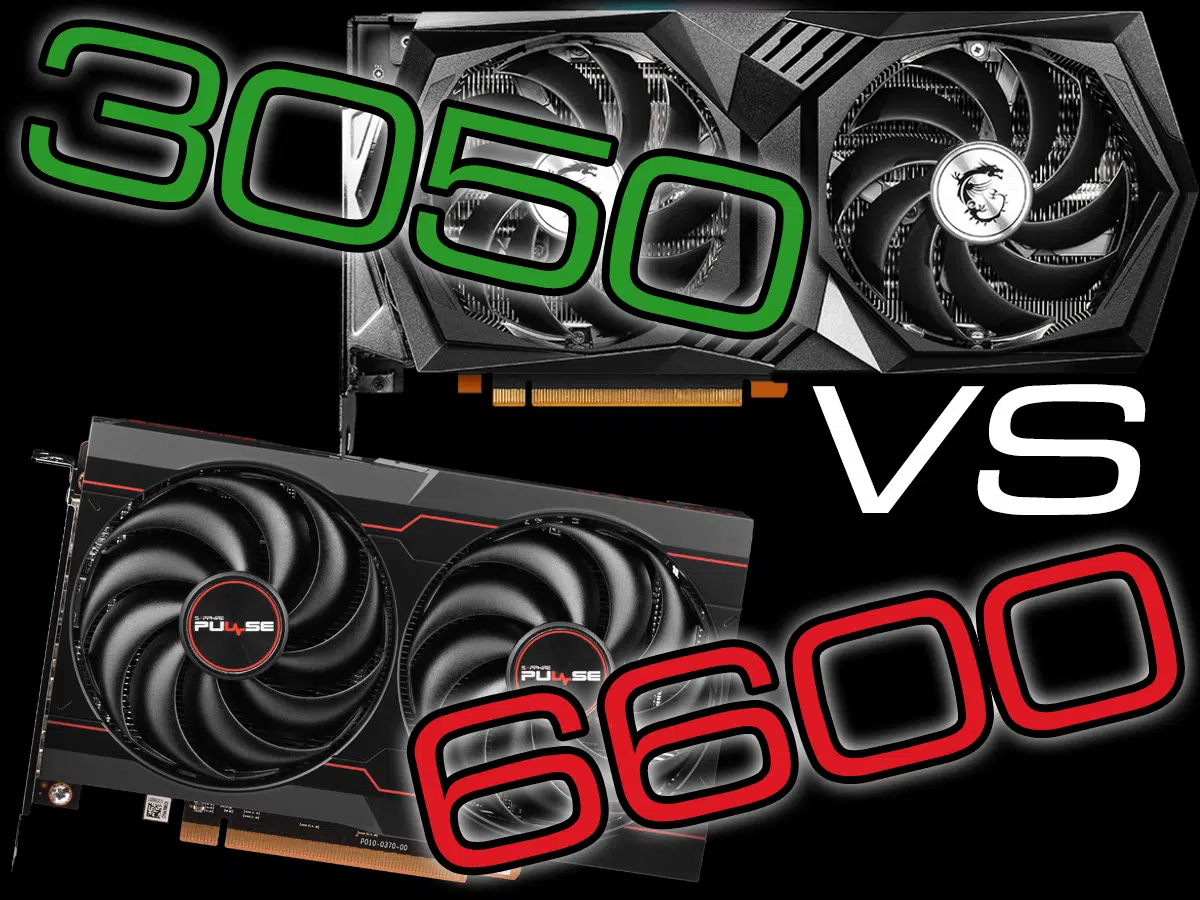 NVIDIA GeForce RTX 3050 vs AMD Radeon RX 6600 Gaming Performance