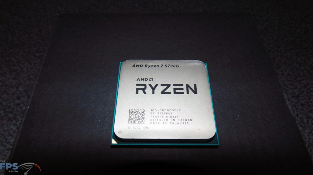 AMD Ryzen 7 5700G top view