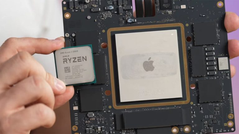 Mac Studio Teardown Reveals Huge M1 Ultra Chip That Dwarfs AMD Ryzen CPU in Size