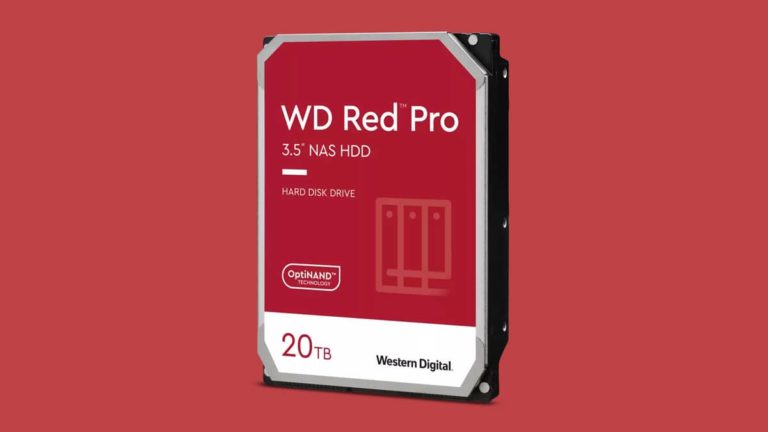 WD Red Pro NAS Hard Drive (20 TB) with OptiNAND Technology Now Available for $499.99