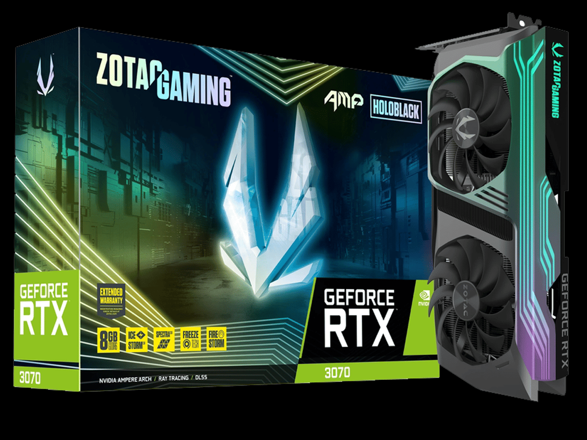 ZOTAC GAMING GeForce RTX 3070 AMP Holo LHR Video Card Review - The 