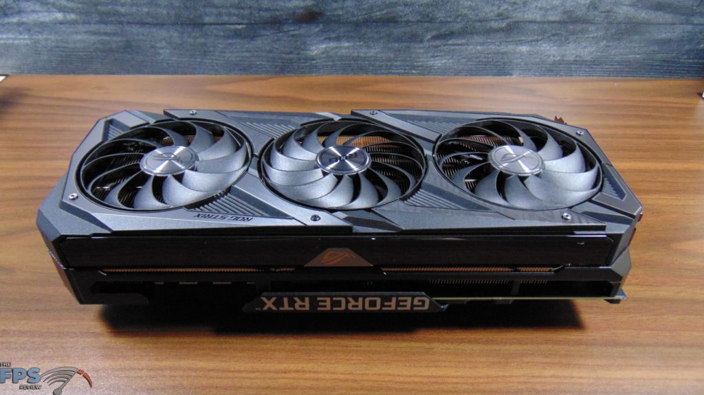 ASUS ROG STRIX GeForce RTX 3080 Ti O12G GAMING top side view