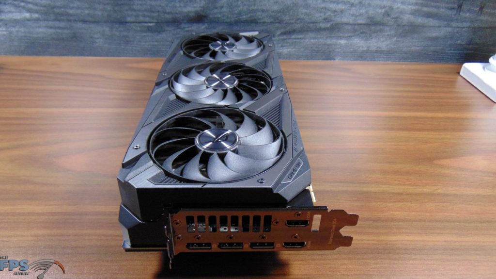 ASUS ROG STRIX GeForce RTX 3080 Ti O12G GAMING top front view