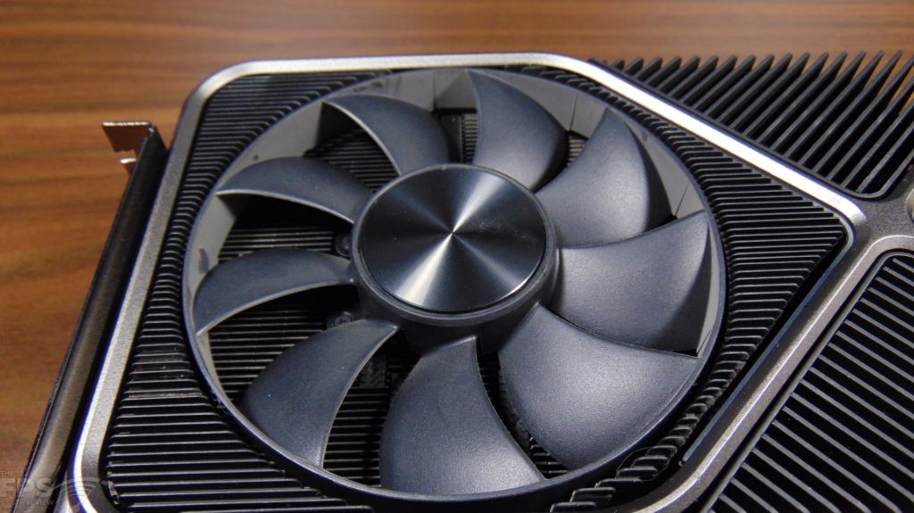 NVIDIA GeForce RTX 3090 Founders Edition Video Card Closeup of Fan