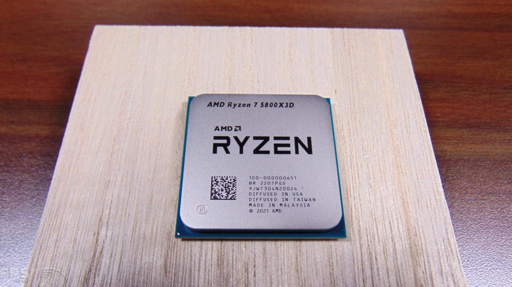 AMD Ryzen 7 5800X3D CPU Top View