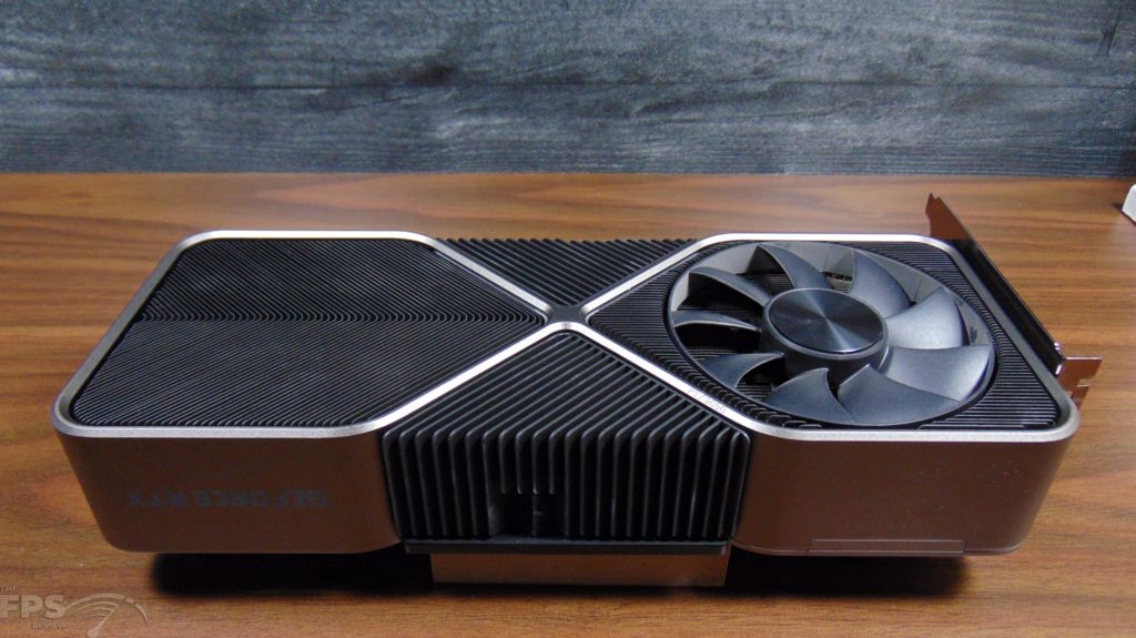 NVIDIA GeForce RTX 3090 Founders Edition Video Card Top View Upside Down