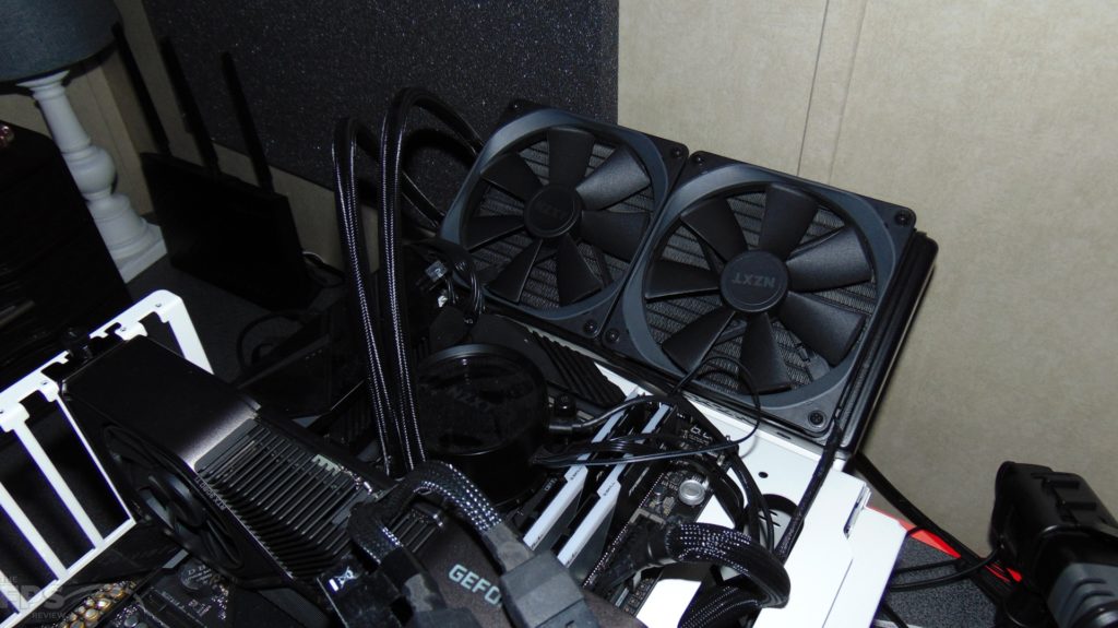 AMD Ryzen 7 5800X3D CPU Installed in Computer with AIO