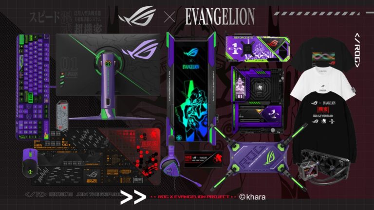 ASUS Unveils Full ROG x EVANGELION Product Range, including Motherboards, Graphics Cards, Keyboards, and More