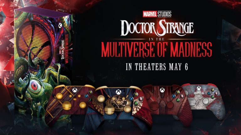 Xbox Unveils Doctor Strange in the Multiverse of Madness Custom Series S Console and Controllers