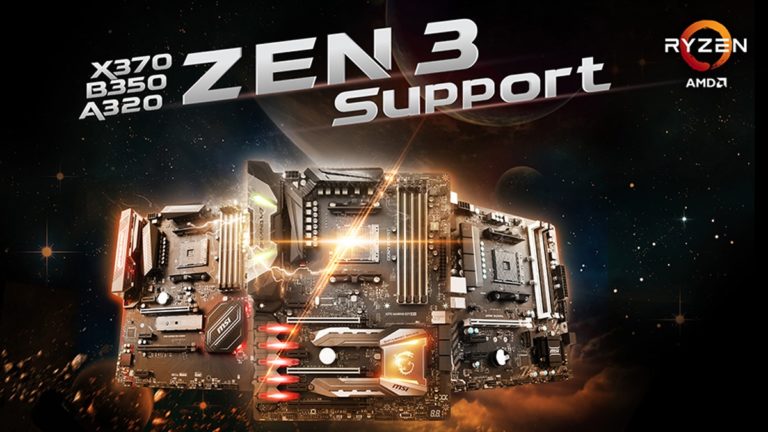 MSI 300-Series Motherboards to Gain Support for Zen 3 CPUs with AGESA Combo PI V2 1.2.0.7