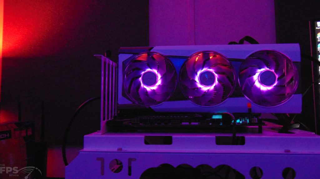 SAPPHIRE NITRO+ AMD Radeon RX 6950 XT PURE installed in computer RGB