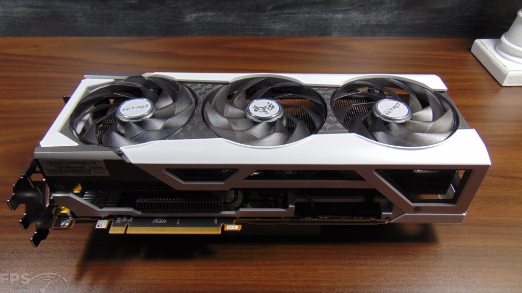 SAPPHIRE NITRO+ AMD Radeon RX 6950 XT PURE top view