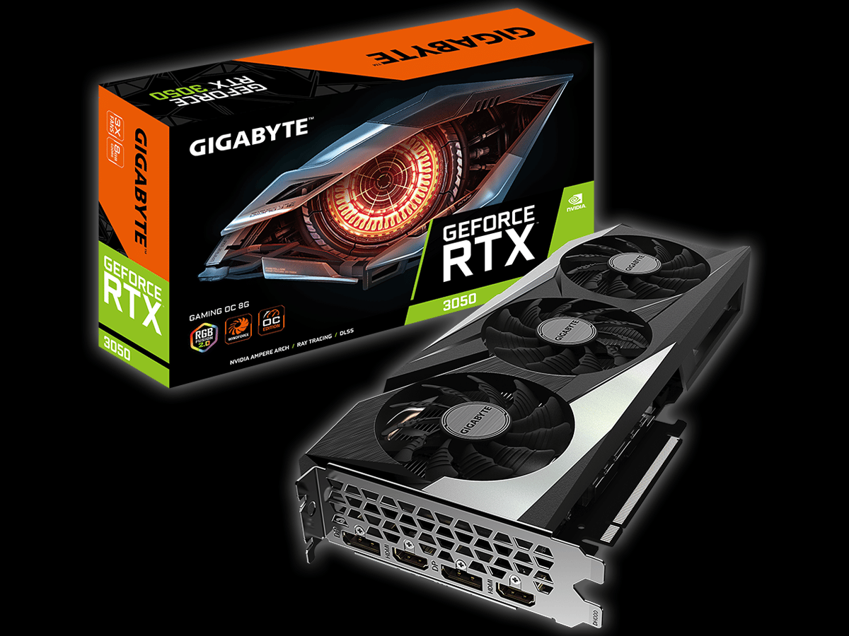 GIGABYTE GeForce RTX 3050 Gaming OC 8G Video Card Review