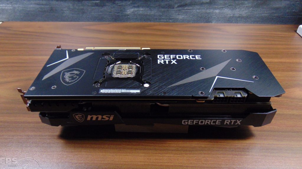 MSI GeForce RTX 3080 Ti VENTUS 3X 12G OC Video Card Bottom View