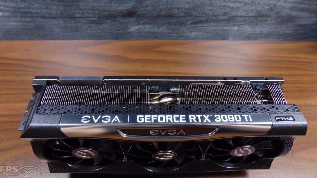 EVGA GeForce RTX 3090 Ti FTW3 Ultra Gaming video card top 