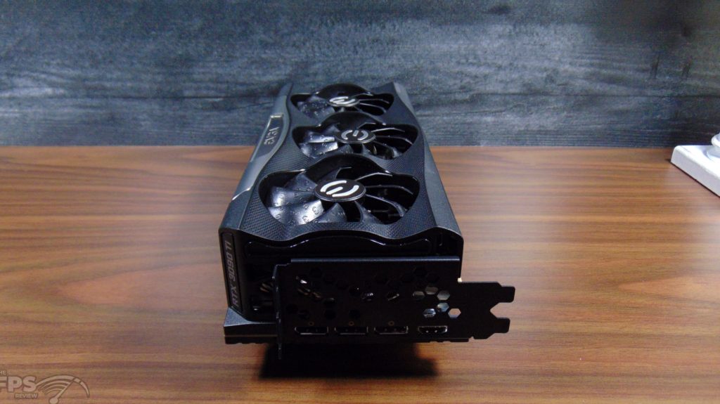 EVGA GeForce RTX 3090 Ti FTW3 Ultra Gaming video card top view