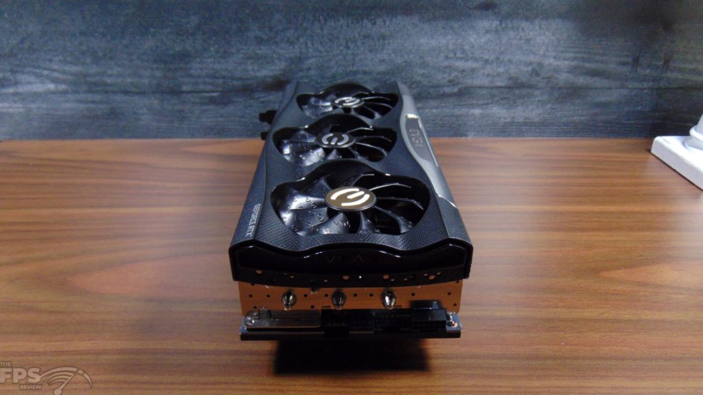 EVGA GeForce RTX 3090 Ti FTW3 Ultra Gaming video card top view