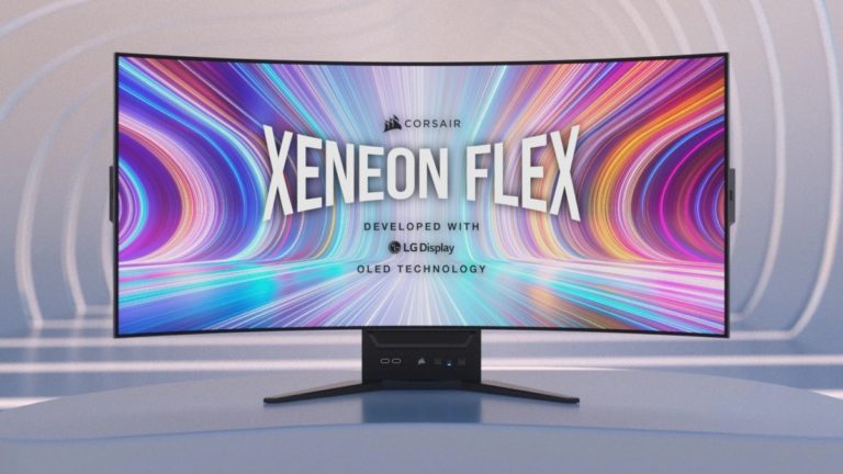 Corsair XENEON FLEX 45-Inch Bendable OLED Gaming Monitor Now Available to Pre-Order for $1,999.99 Ahead of December Release
