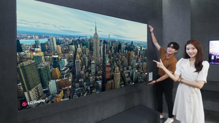 LG Display Announces New OLED Technologies, including 97-inch OLED.EX TV Panel That Can Create 5.1 Sound by Vibrating