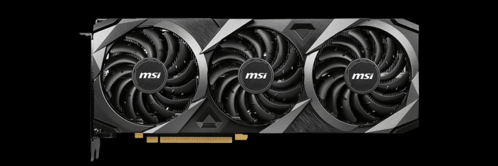 MSI GeForce RTX 3080 Ti VENTUS 3X 12G OC Video Card Front View