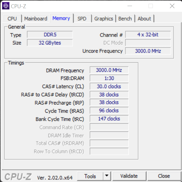 AMD Ryzen 5 7600X CPU-Z