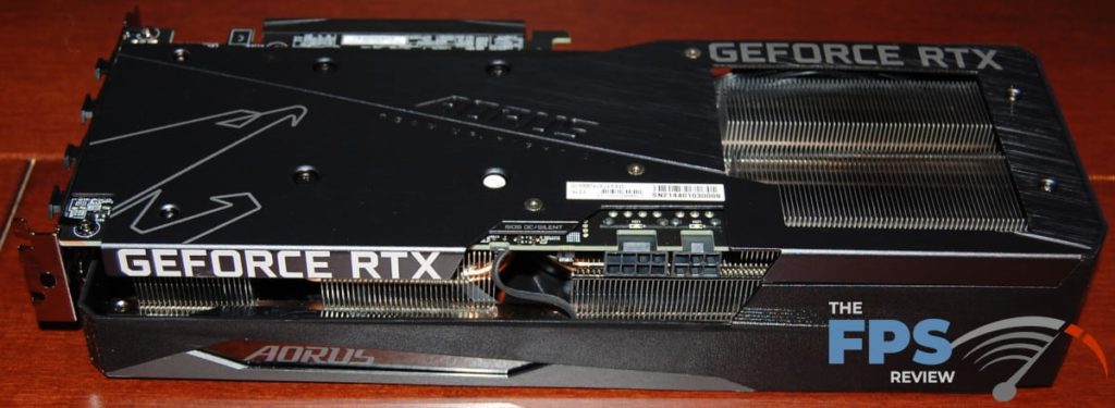 GIGABYTE Aorus GeForce RTX 3060Ti Elite 8G-backplate and BIOS switch